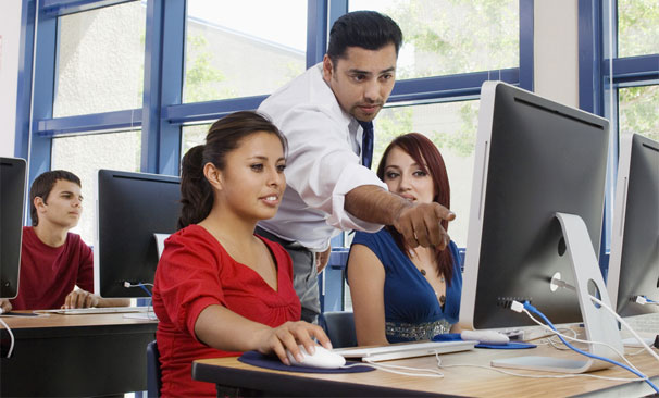 Instructor with Students